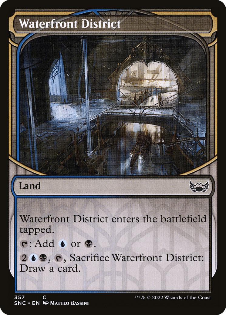 Waterfront District (Showcase Skyscraper) [Streets of New Capenna] Foil