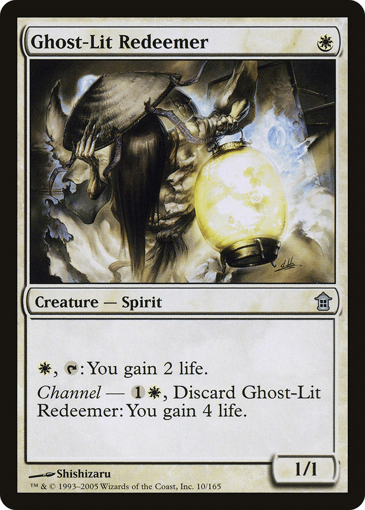 Ghost-Lit Redeemer [Saviors of Kamigawa] Foil