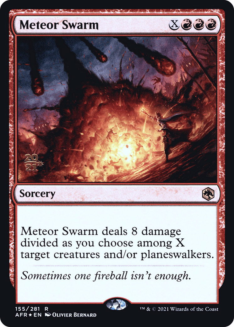 Meteor Swarm [Dungeons & Dragons: Adventures in the Forgotten Realms Prerelease Promos]