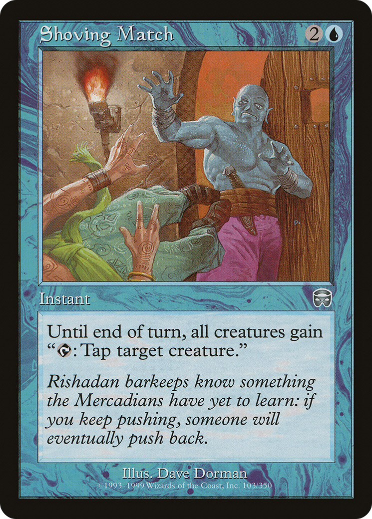 Shoving Match [Mercadian Masques] Foil