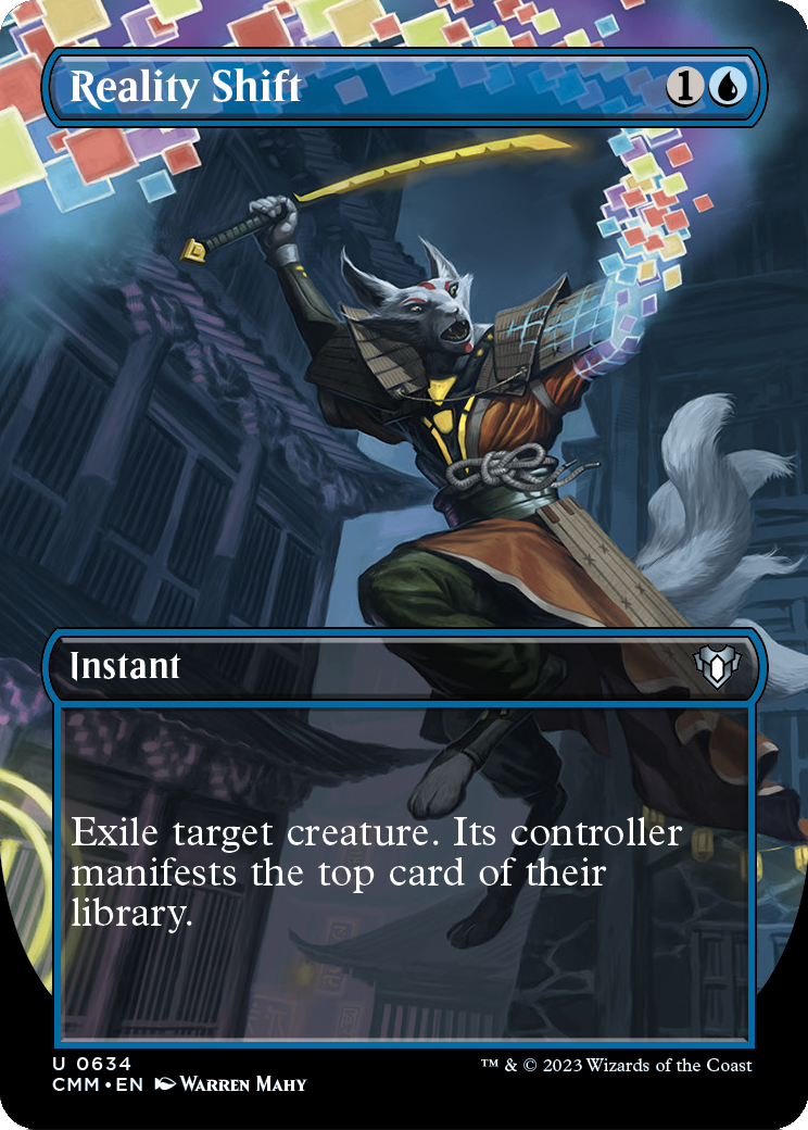 Reality Shift (Borderless Alternate Art) [Commander Masters] Foil