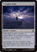 Zuko's Exile 3 (Avatar: The Last Airbender)  - Foil