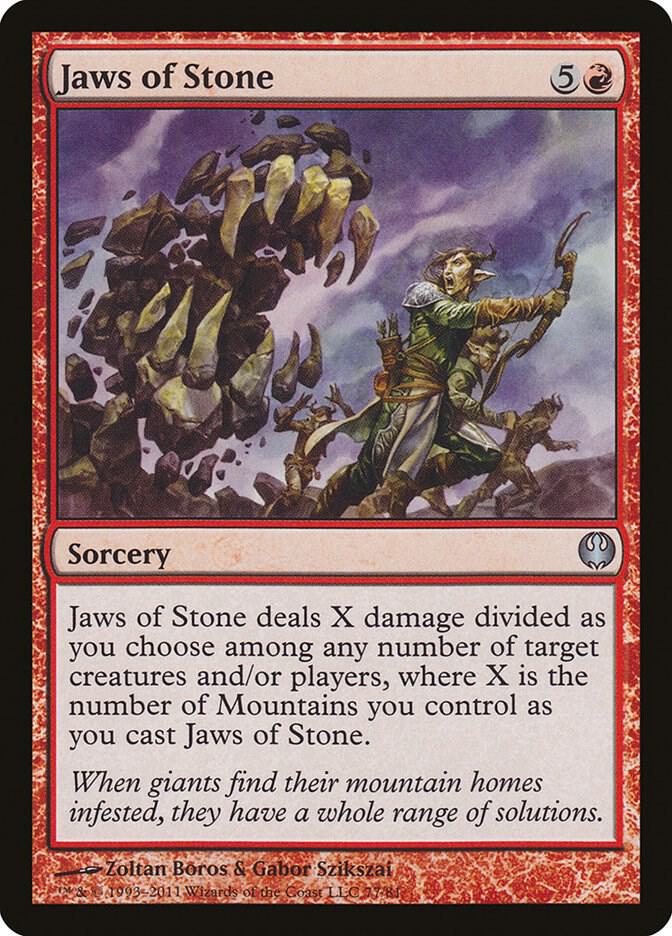Jaws of Stone 77/81 (Duel Decks: Knights vs. Dragons) 