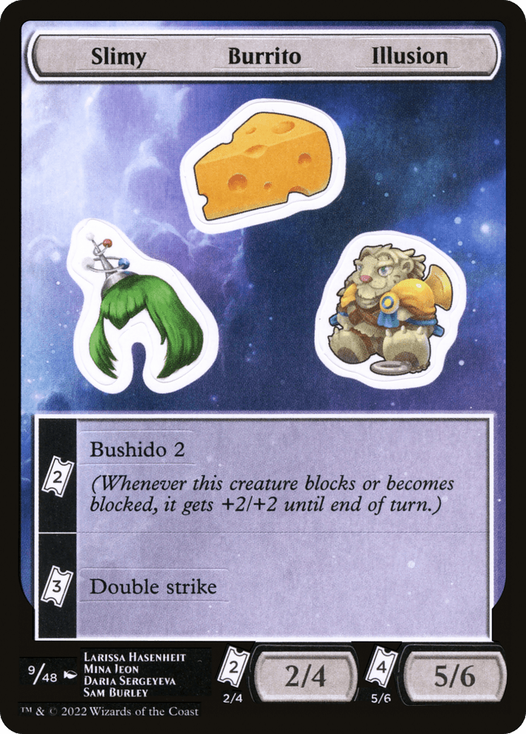 Slimy Burrito Illusion [Unfinity Stickers]