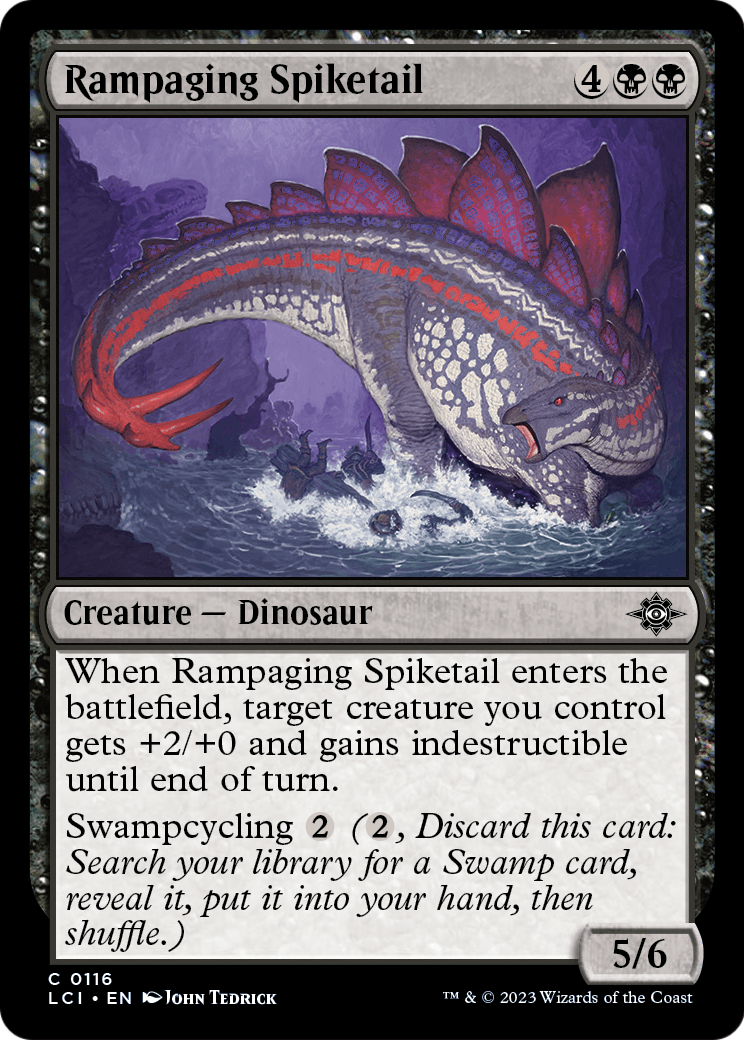 Rampaging Spiketail [The Lost Caverns of Ixalan] Foil