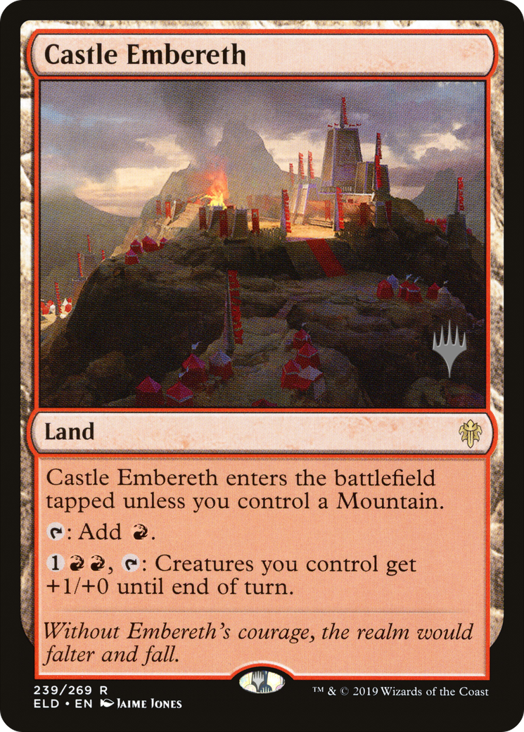 Castle Embereth (Promo Pack) [Throne of Eldraine Promos] Foil