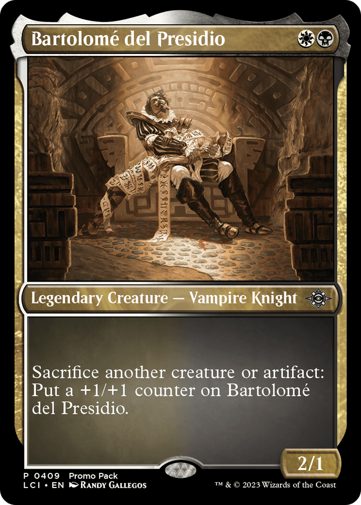 Bartolome del Presidio (Promo Pack) [The Lost Caverns of Ixalan Promos] Foil