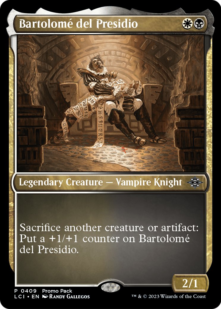 Bartolome del Presidio (Promo Pack) [The Lost Caverns of Ixalan Promos] Foil