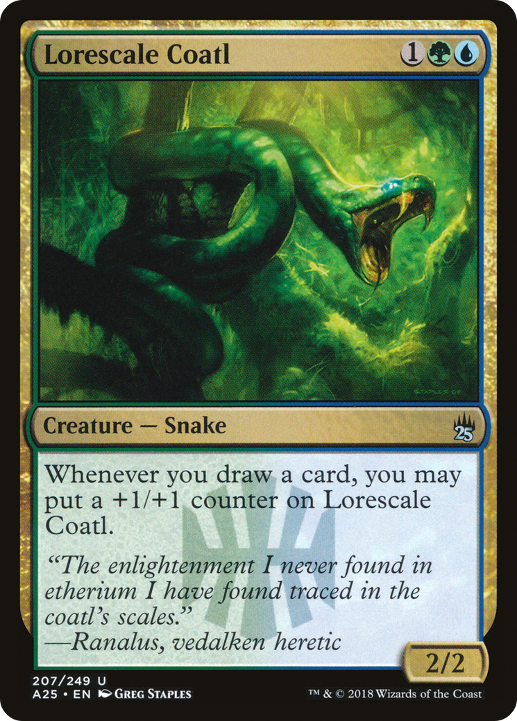 Lorescale Coatl [Masters 25] Foil