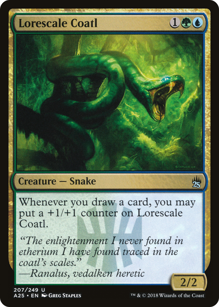 Lorescale Coatl [Masters 25] Foil