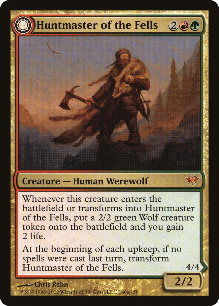 Huntmaster of the Fells // Ravager of the Fells (DKA-140) - Dark Ascension: (Double Faced Transform) Foil