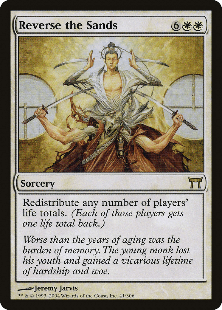 Reverse the Sands [Champions of Kamigawa] Foil