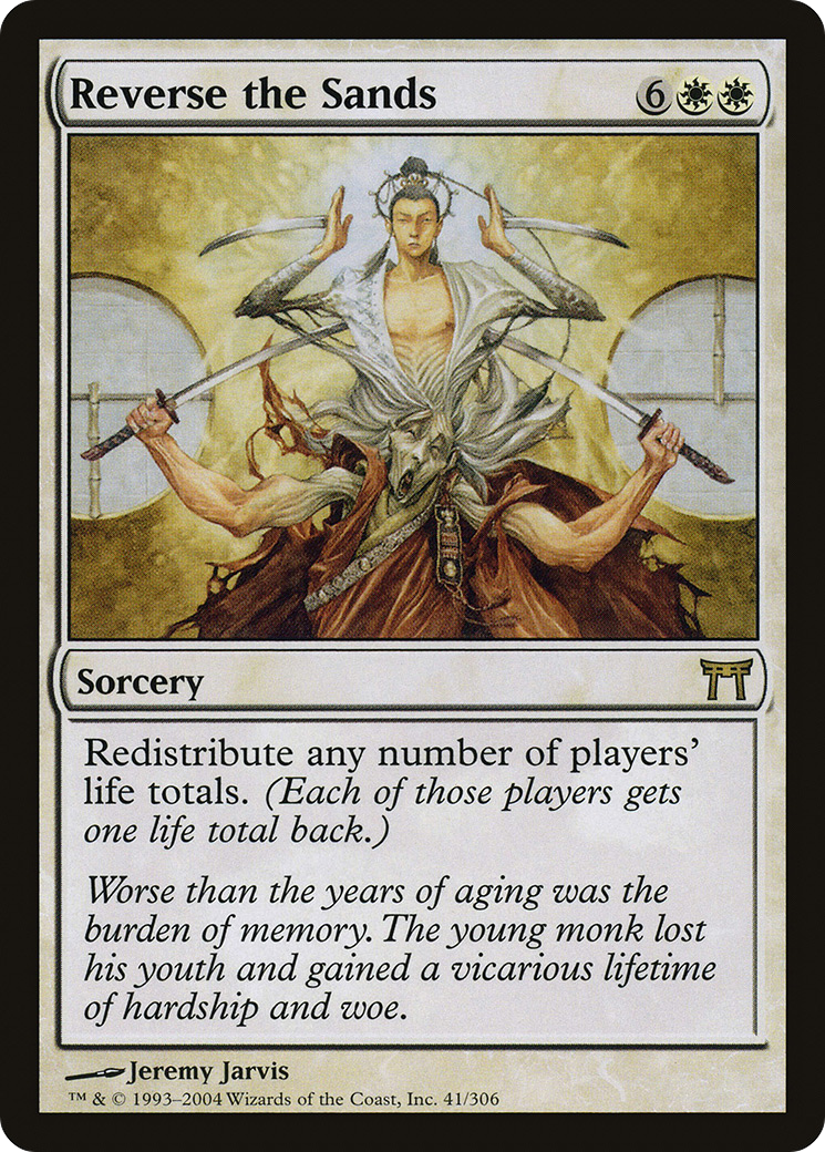 Reverse the Sands [Champions of Kamigawa] Foil