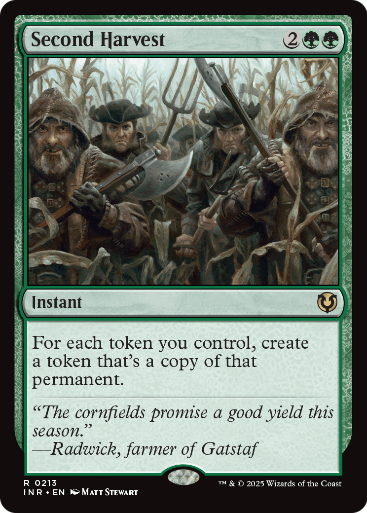 Second Harvest (-213) [Innistrad Remastered]  Foil