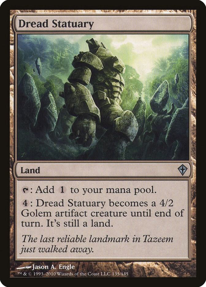 Dread Statuary 135 (Worldwake) 