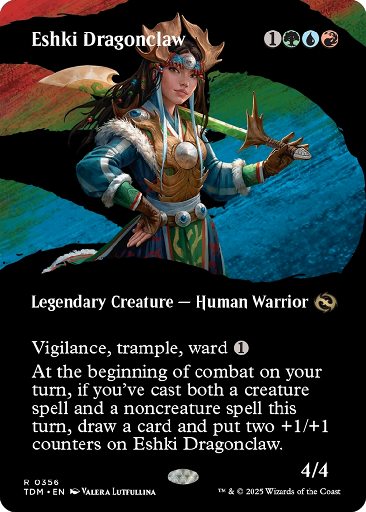 Eshki Dragonclaw (Borderless) (356) [Tarkir: Dragonstorm]