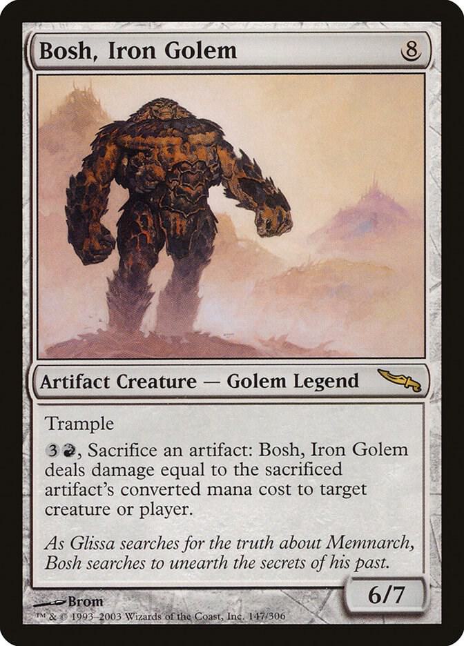 Bosh, Iron Golem 147/306 (Mirrodin) 