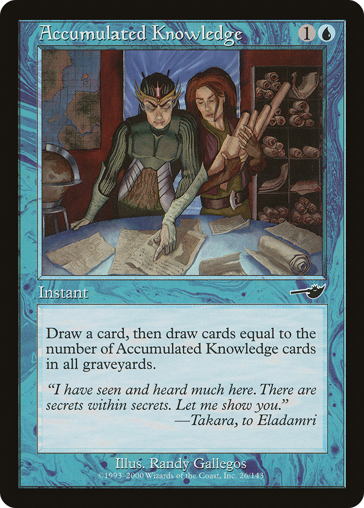 Accumulated Knowledge [Nemesis] Foil