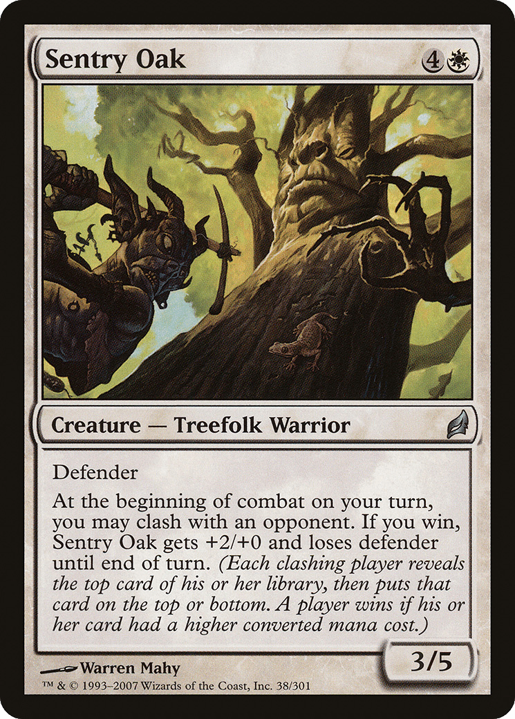 Sentry Oak [Lorwyn] Foil