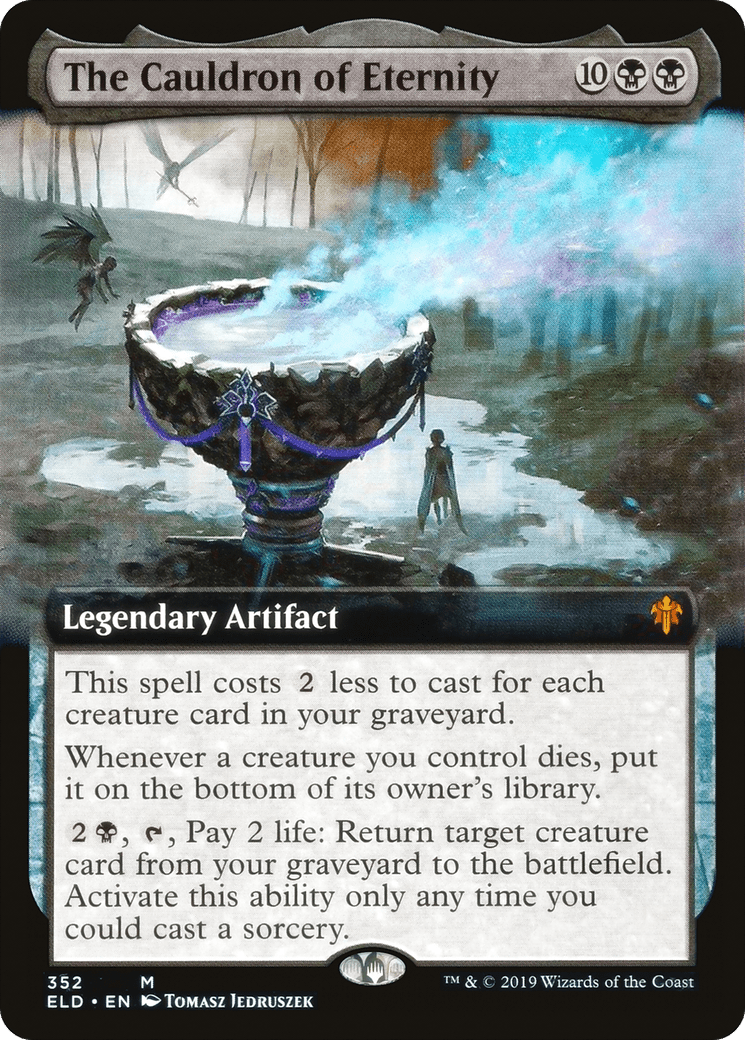 The Cauldron of Eternity (Extended Art) [Throne of Eldraine] Foil