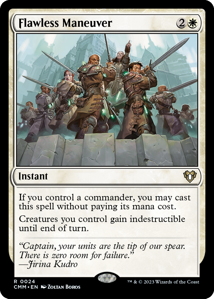 Flawless Maneuver [Commander Masters] Foil