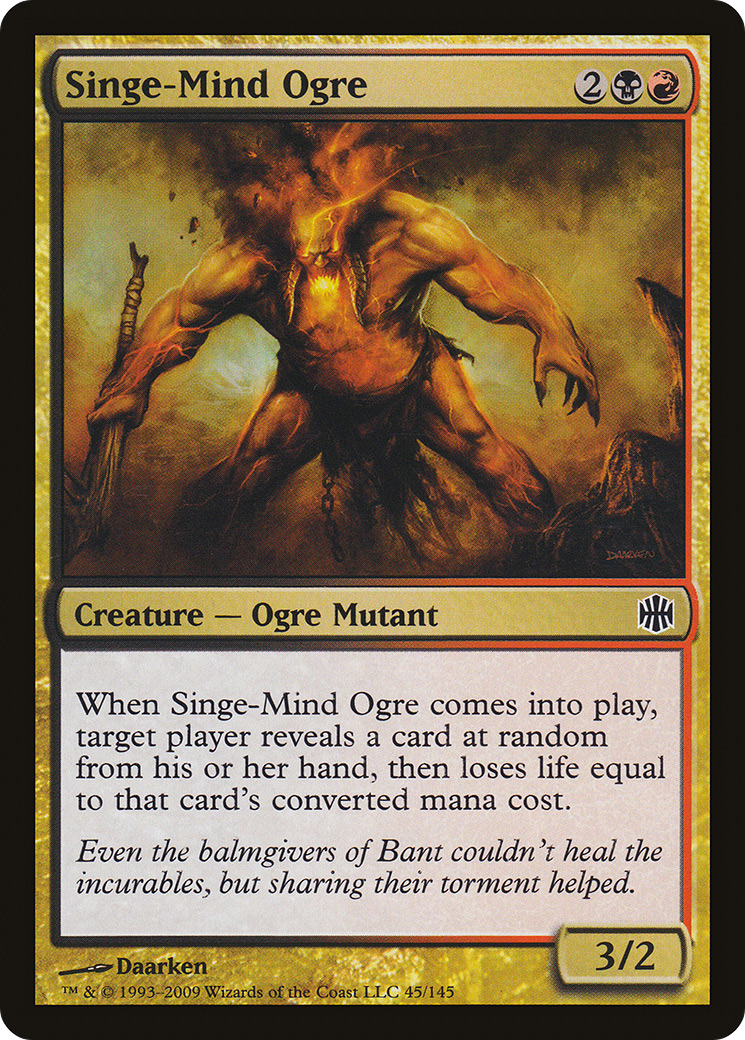 Singe-Mind Ogre [Alara Reborn] Foil