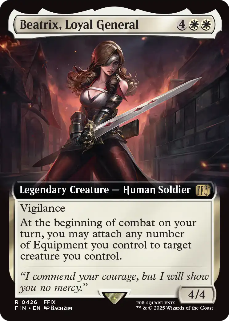 Beatrix, Loyal General (Extended Art) (426) [FINAL FANTASY]  Foil