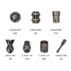 RPG Dice Set | Metal | Ancient Bomb | Silver