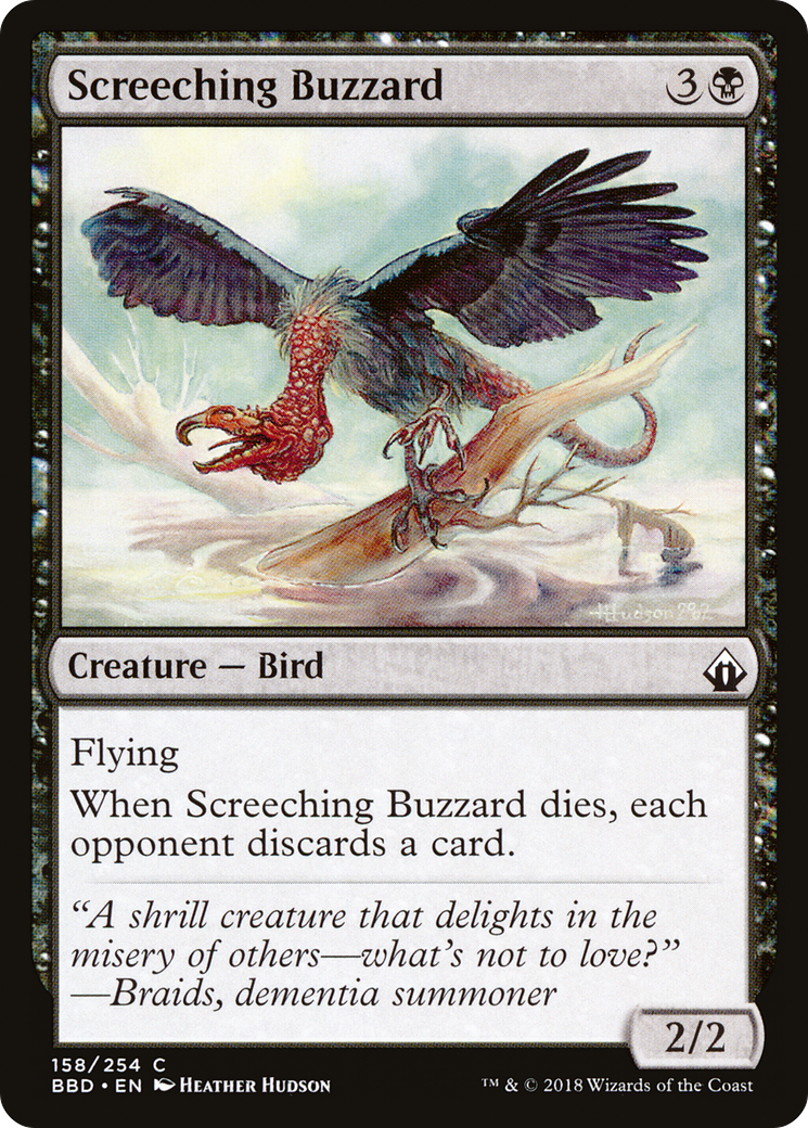 Screeching Buzzard [Battlebond] Foil