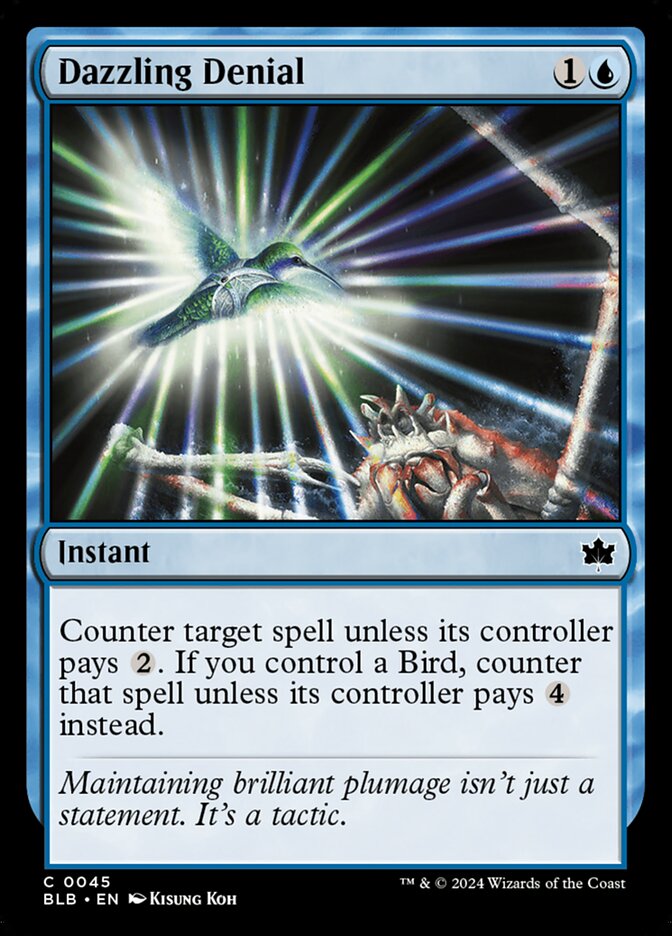 Dazzling Denial 45 (Bloomburrow) 