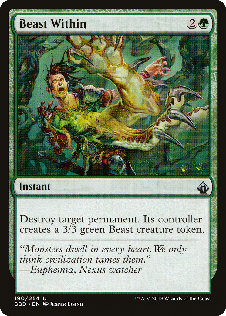 Beast Within [Battlebond] Foil