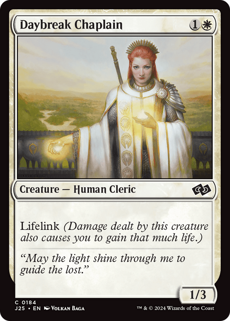 Daybreak Chaplain (J25-184) - Foundations Jumpstart