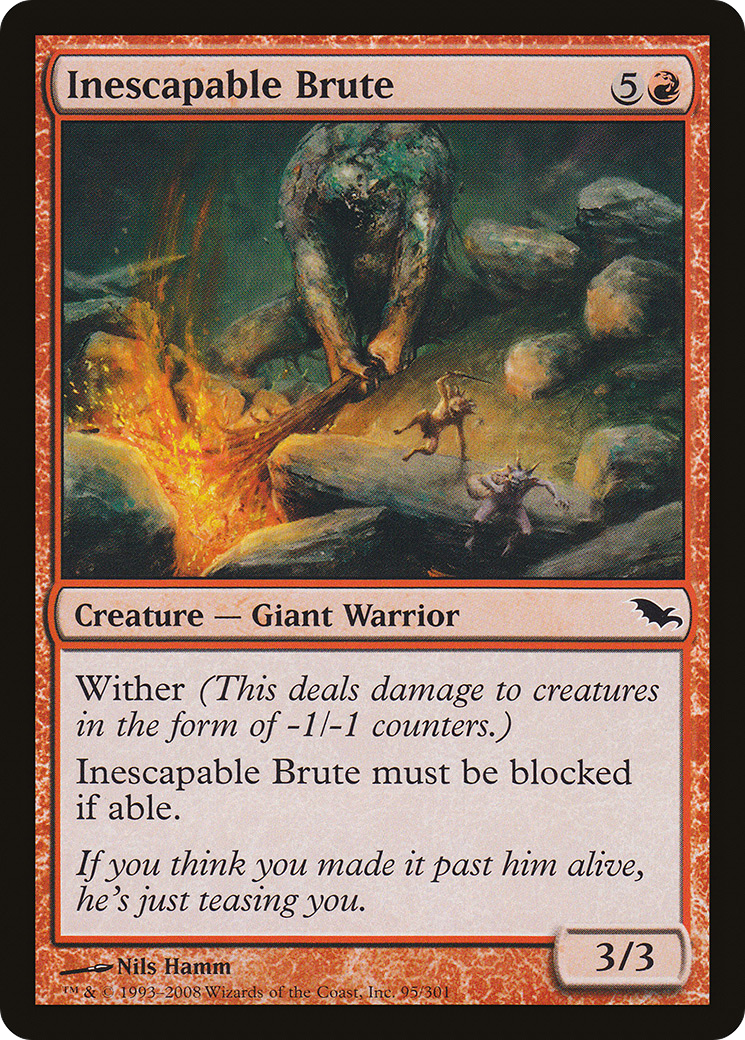 Inescapable Brute [Shadowmoor] Foil