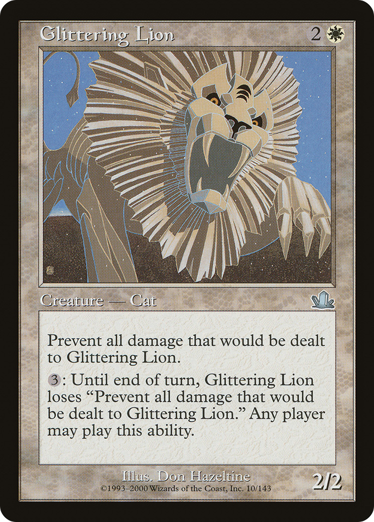Glittering Lion [Prophecy] Foil