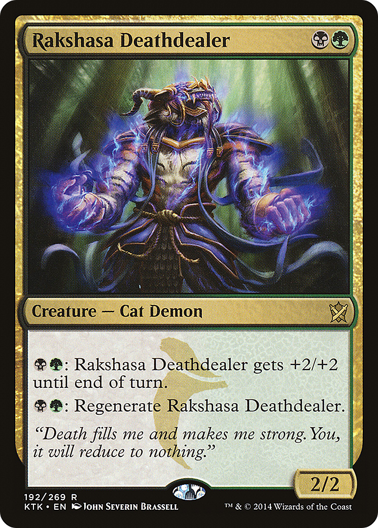 Rakshasa Deathdealer [Khans of Tarkir] Foil