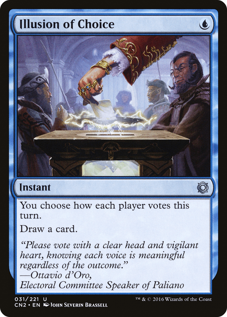 Illusion of Choice [Conspiracy: Take the Crown] Foil