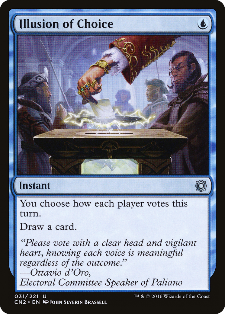 Illusion of Choice [Conspiracy: Take the Crown] Foil