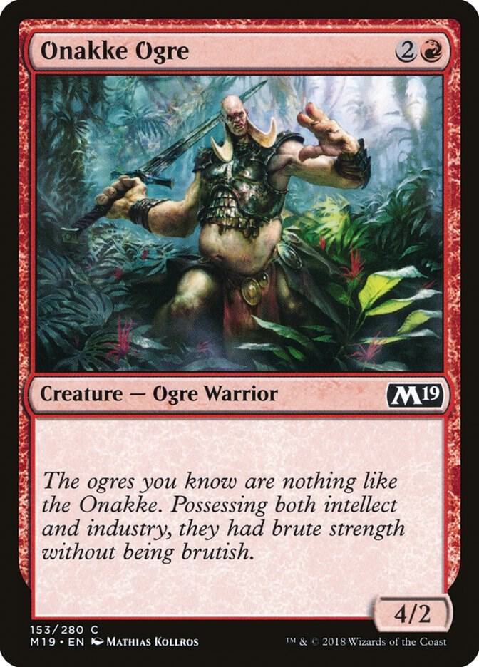 Onakke Ogre 153/280 (Core Set 2019)  - Foil