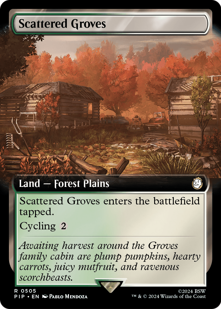 Scattered Groves (Extended Art) [Fallout] Foil