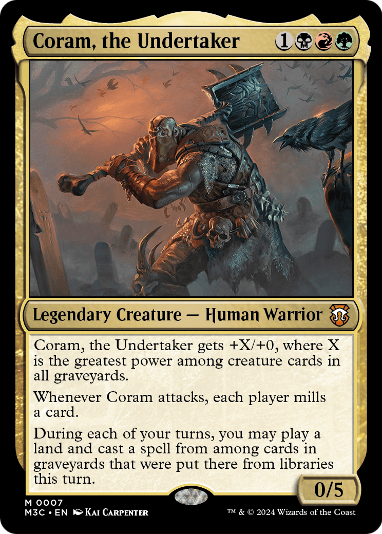 Coram, the Undertaker [Modern Horizons 3 Commander] Foil