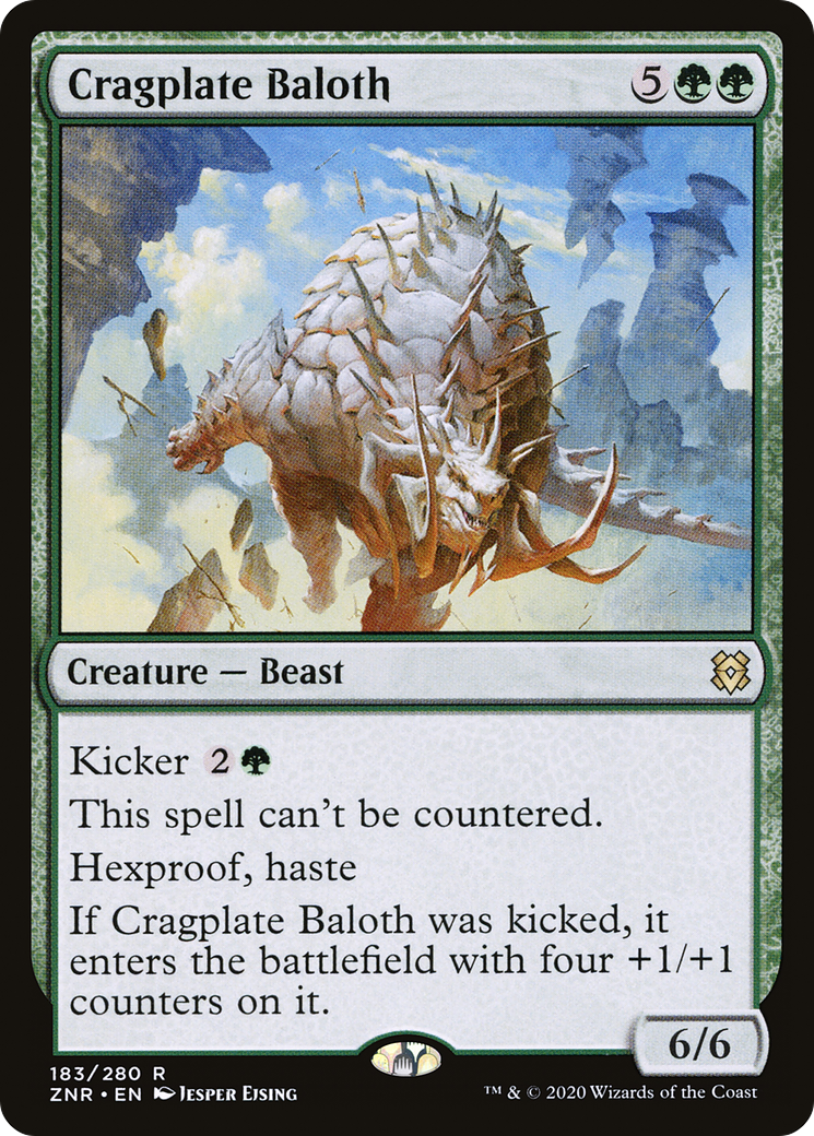 Cragplate Baloth [Zendikar Rising] Foil