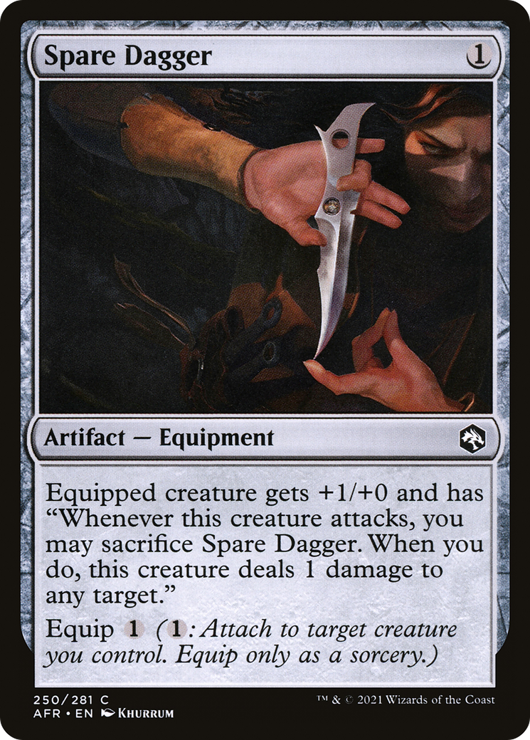 Spare Dagger [Dungeons & Dragons: Adventures in the Forgotten Realms] Foil