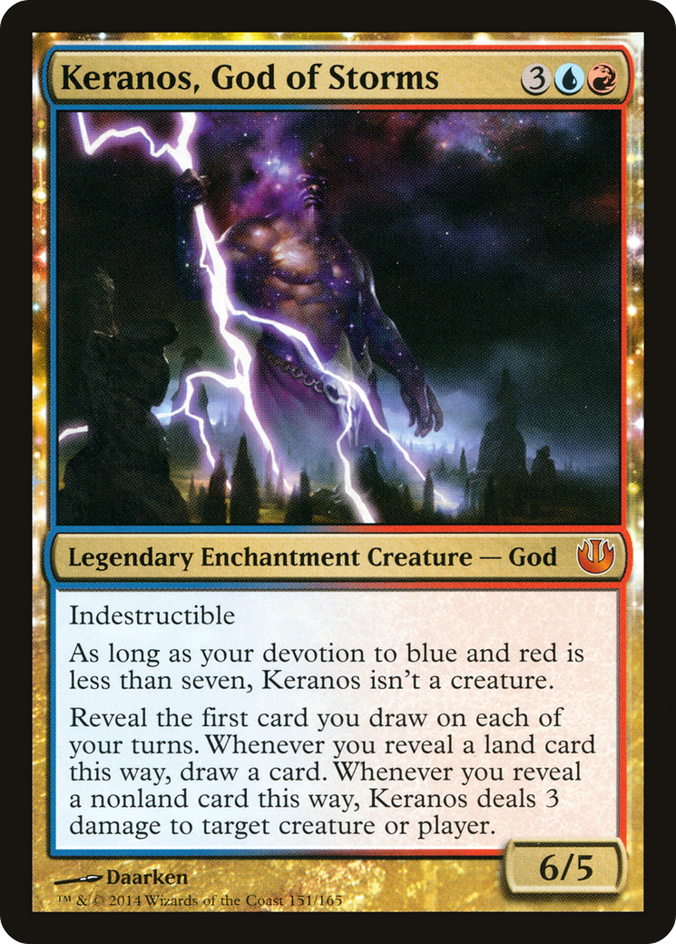 Keranos, God of Storms [Journey into Nyx] Foil