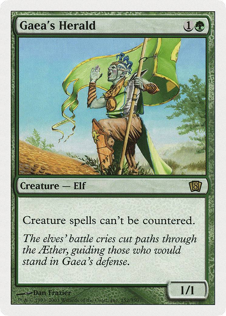 Gaea's Herald [Eighth Edition] Foil