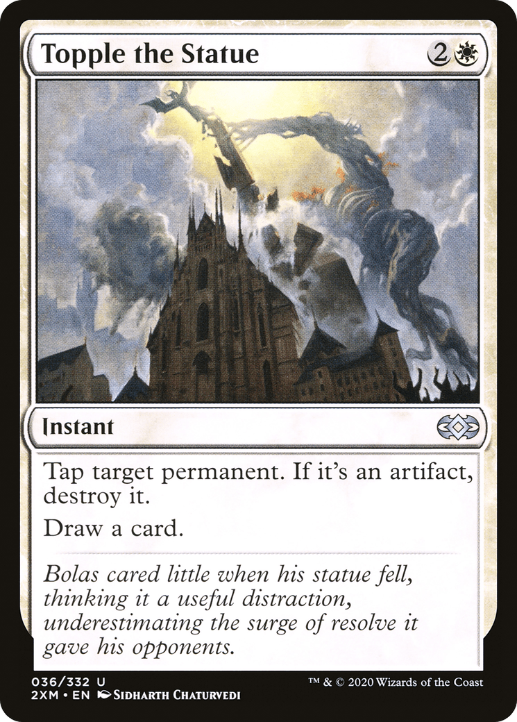 Topple the Statue [Double Masters] Foil