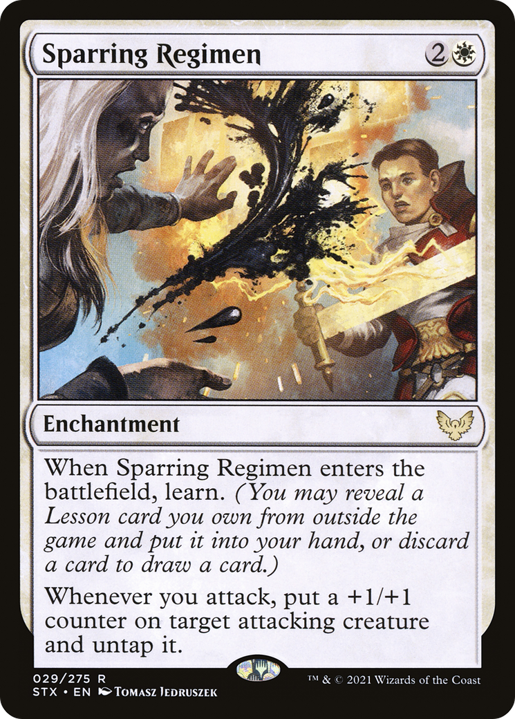 Sparring Regimen [Strixhaven: School of Mages] Foil