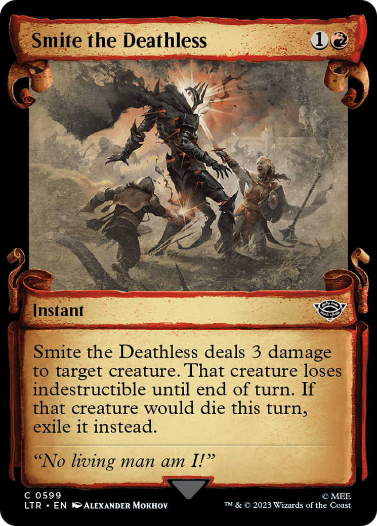 Smite the Deathless [The Lord of the Rings: Tales of Middle-Earth Showcase Scrolls] Foil