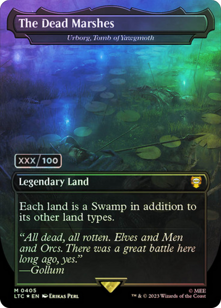 The Dead Marshes - Urborg, Tomb of Yawgmoth (Serialized) [The Lord of the Rings: Tales of Middle-Earth Commander]
