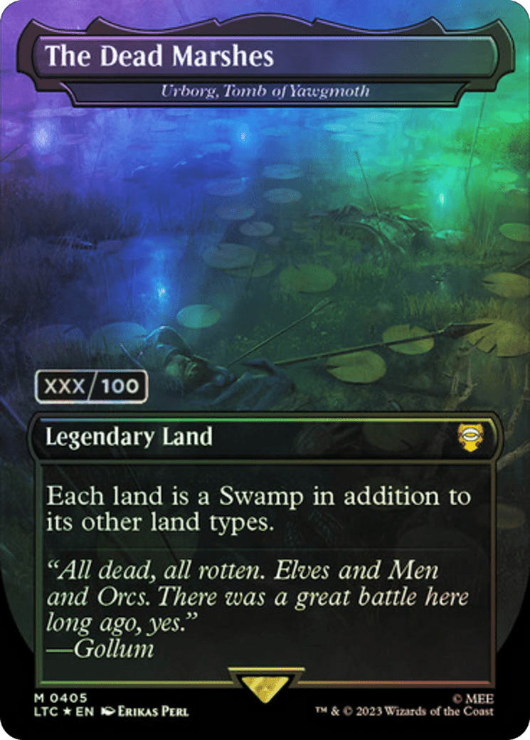 The Dead Marshes - Urborg, Tomb of Yawgmoth (Serialized) [The Lord of the Rings: Tales of Middle-Earth Commander]