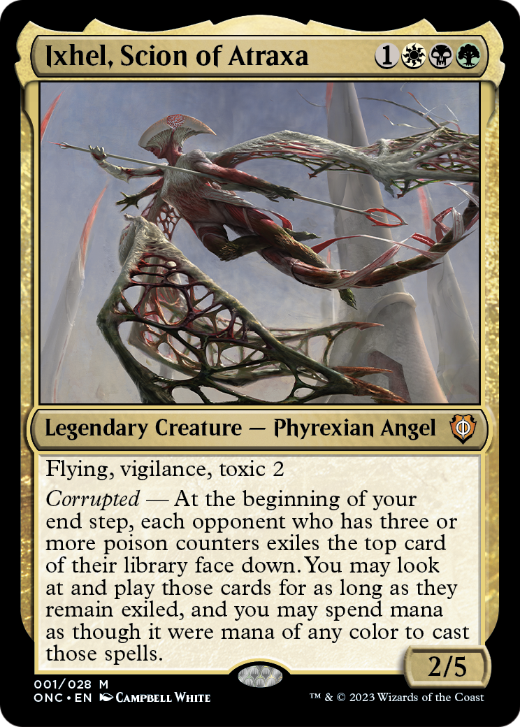 Ixhel, Scion of Atraxa [Phyrexia: All Will Be One Commander] Foil